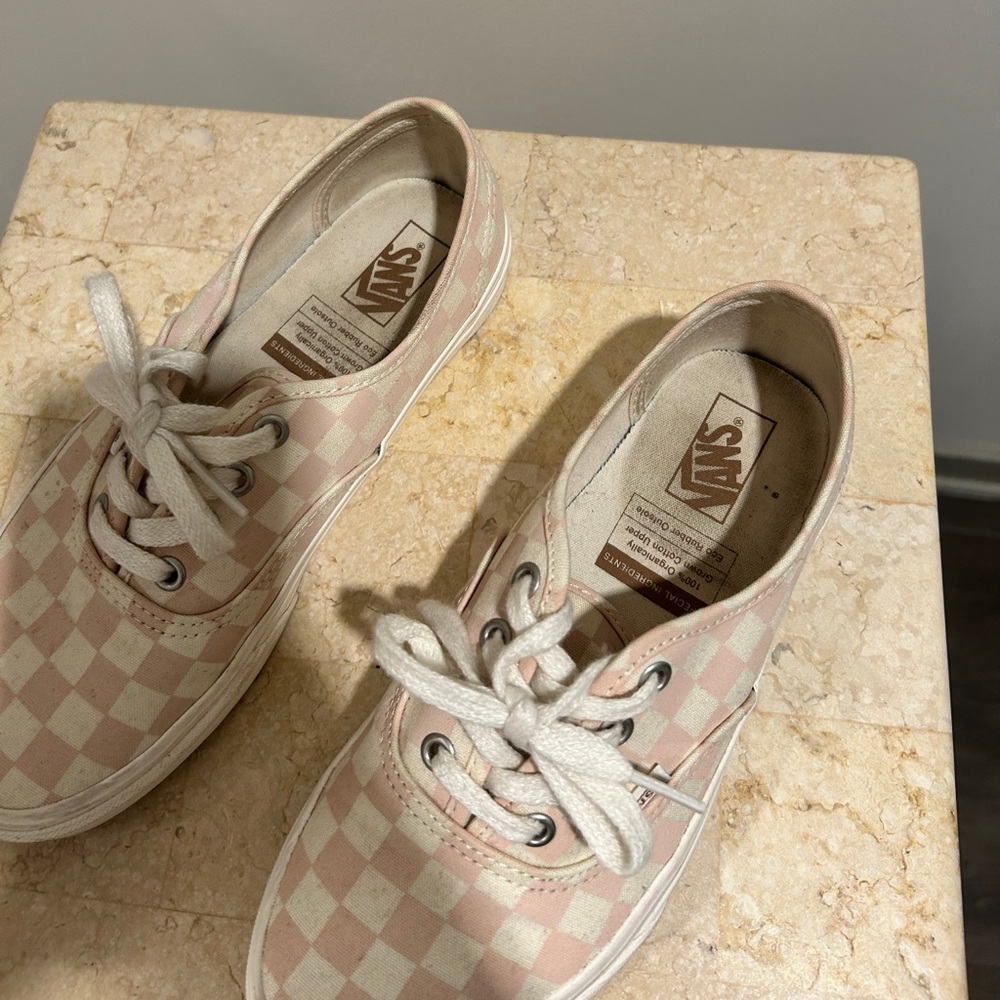 Checkered Vans Size 7